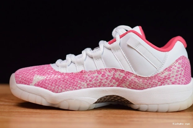 AH7860-106 WMNS Pink Low Air Snakeskin Jordan 11 0619